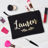 Personalised Laurel Wreath Make up Bag