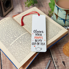 Personalised You're My Cup Of Tea Bookmark