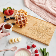 Birth Flower Serving Board - Sunday's Daughter