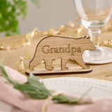 Personalised Christmas table place setting