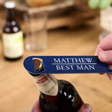 Personalised Best Man Thank You Gift Metal Bottle Opener - Sunday's Daughter