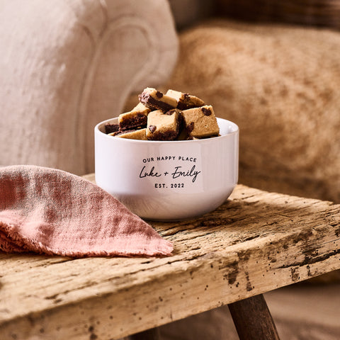 Personalised Our Happy Place Snack Bowl - Sunday's Daughter