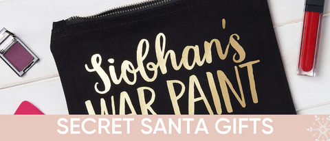 Sunday's Daughter Personalised Make Up Bag Secret Santa Gifts