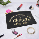 Personalised Auntie Make Up Bag - Mother's Day gifts - Sunday's Daughter