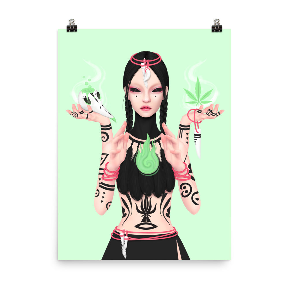 'Green Magic' Giclée Poster