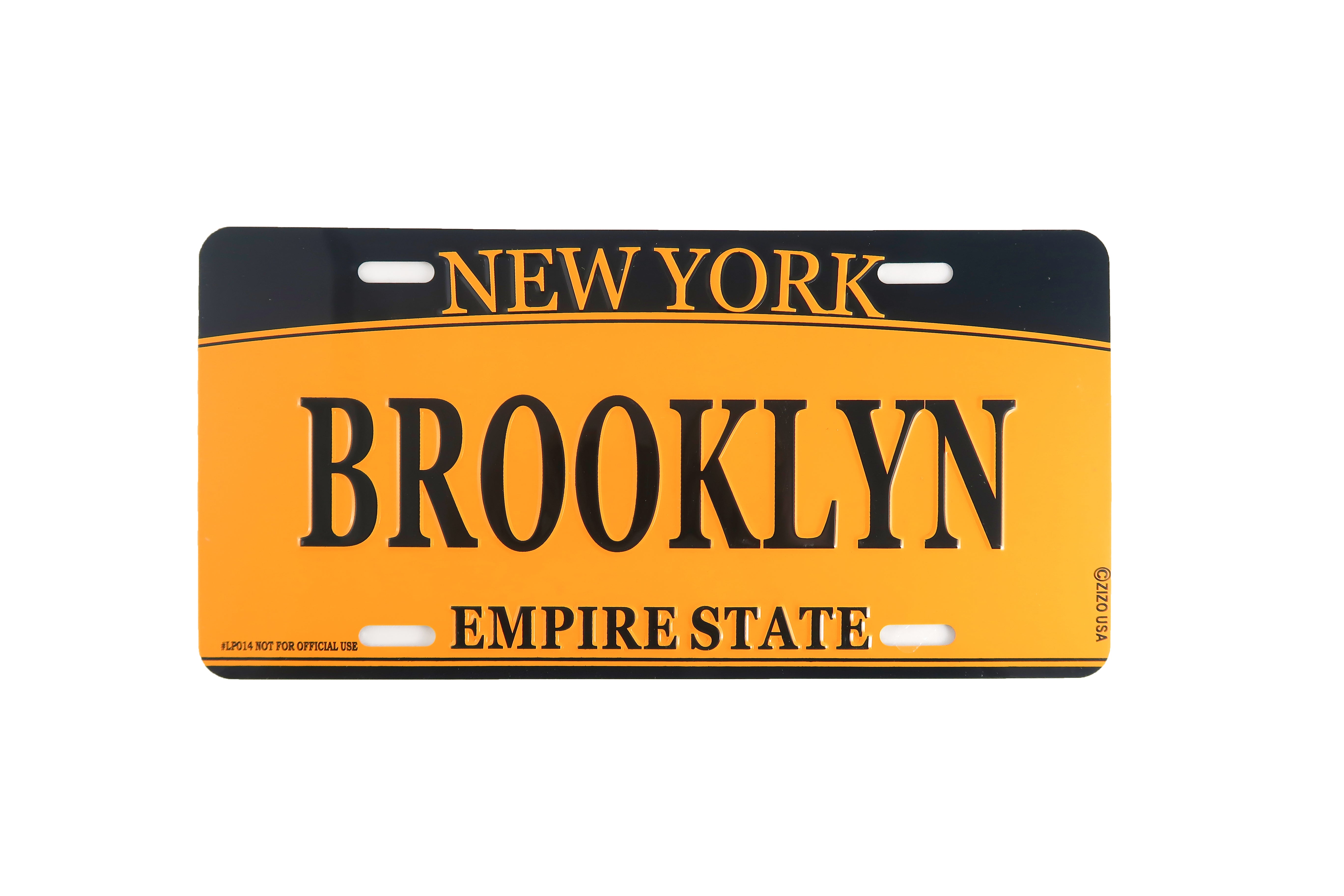 Brooklyn Souvenir License Plate