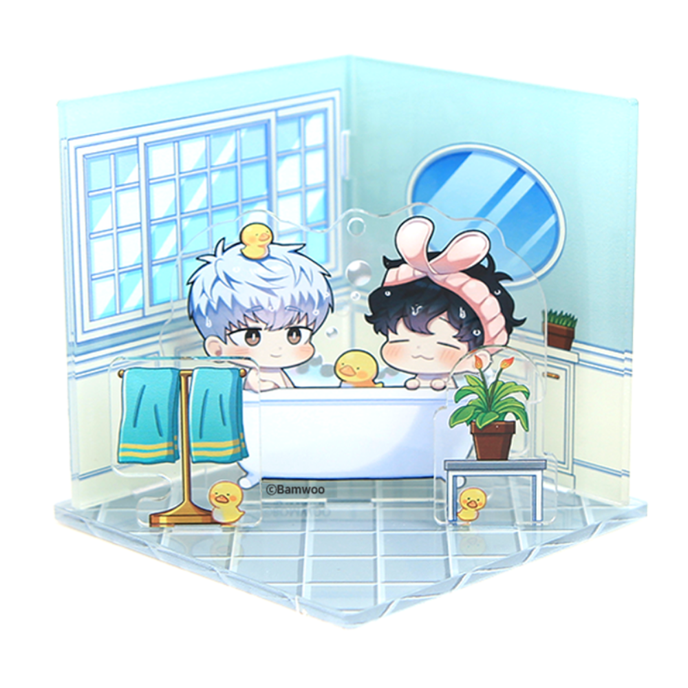 Cherry Blossoms After Winter Bubble Bath Chibi Acrylic Stand Koonbooks