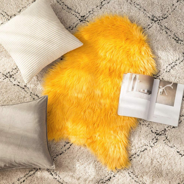 MIULEE Ultra Soft Fluffy Throw Pillow Covers Decorative Plush Shaggy D