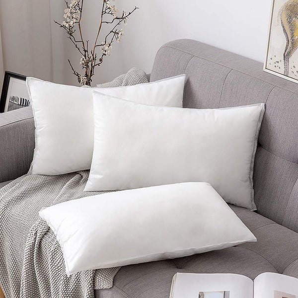 Throw Pillow Inserts in Lumbar and Square Form in All Sizes With