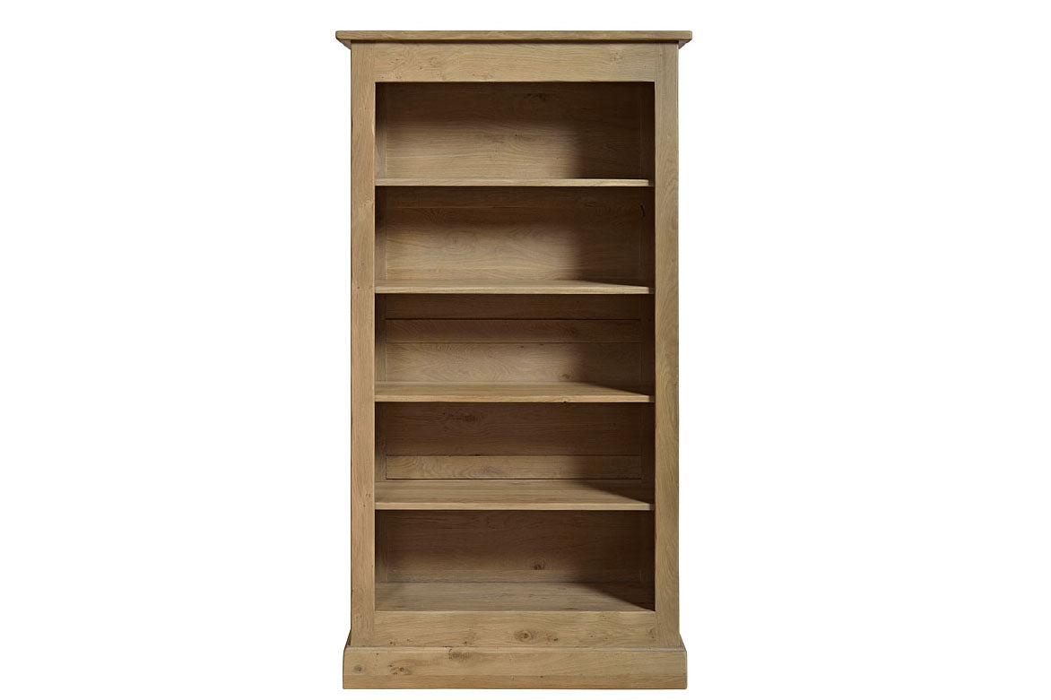 French Mountain Oak Studio Range Bookcase Wide And Tall