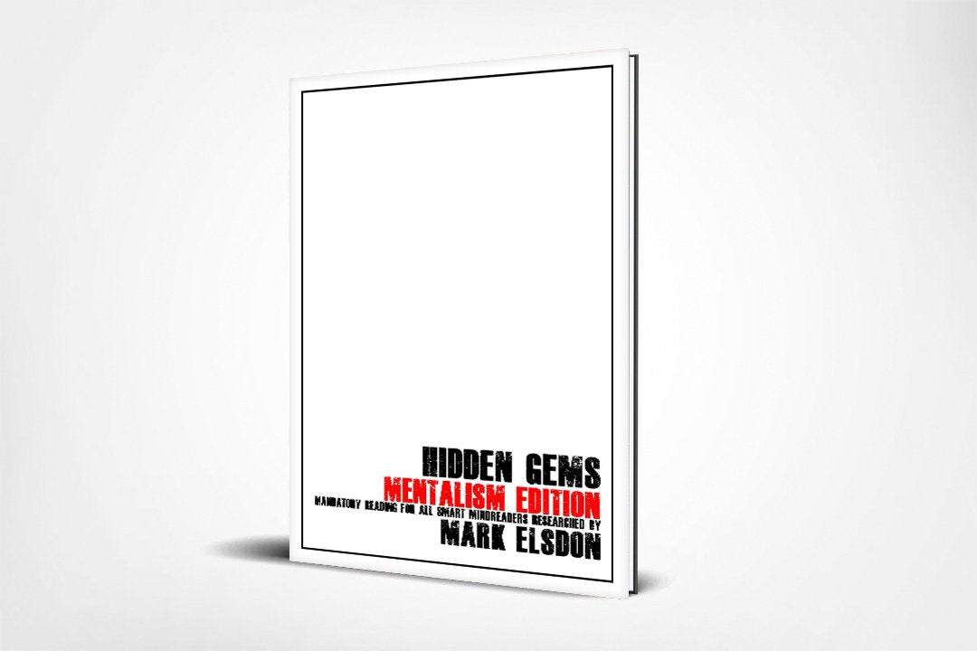 Hidden Gems - Mentalism Edition by Mark Elsdon (E-Book) – MindFX