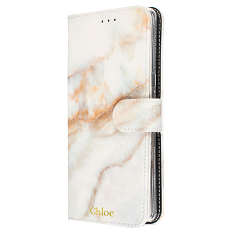 marble diary wallet