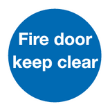 fire door keep clear