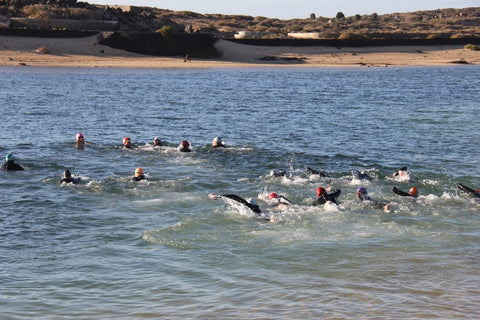 nage en eau vive lanzarote lac