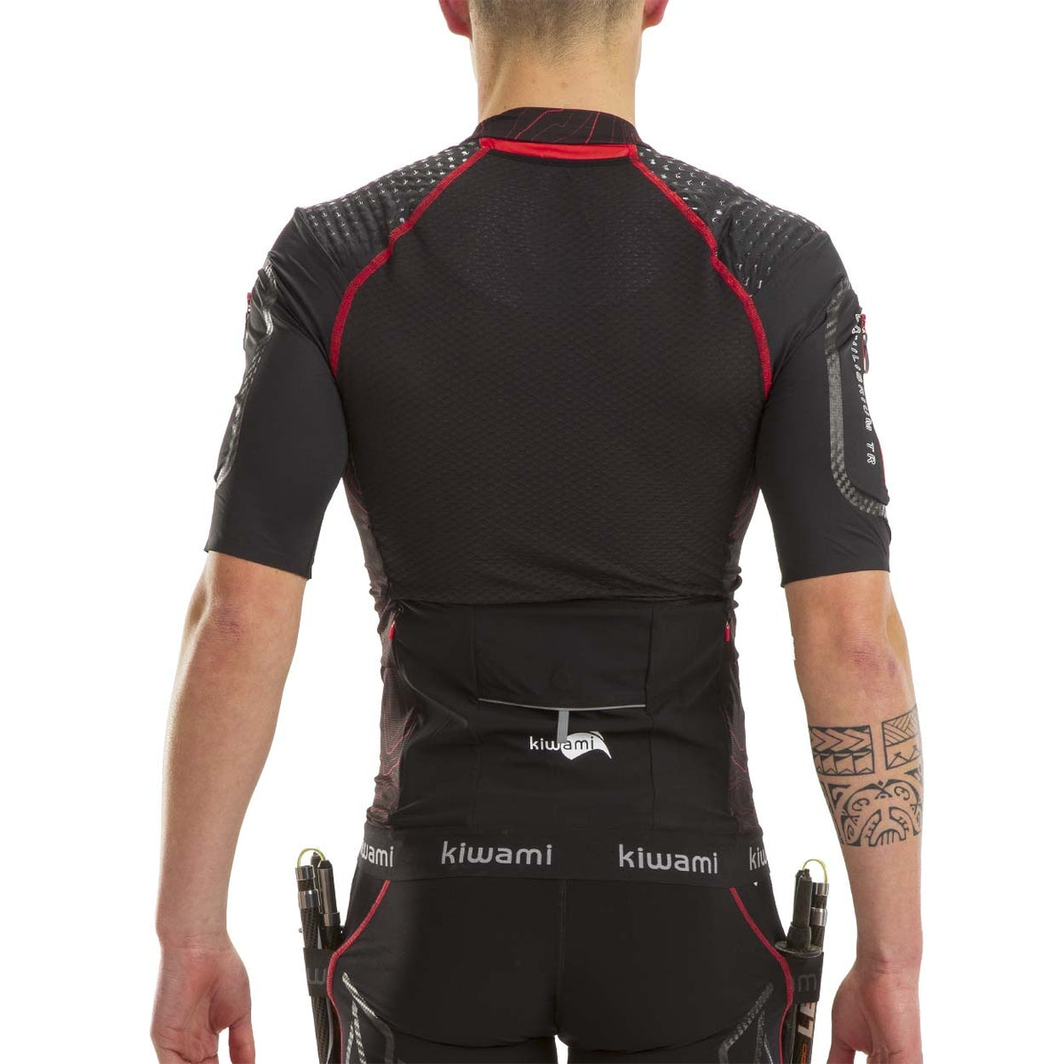 Kiwami Best Trail Running Short with compression pole carrying system
