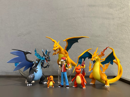 Pokémon Mega Charizard X and Mega Charizard Y Resin Statue - Sun Studi –  YesGK