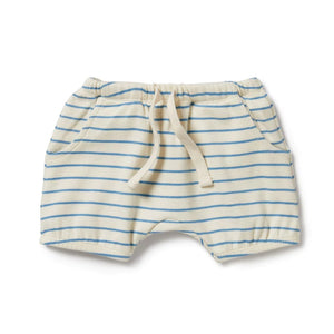 Wilson + Frenchy Organic Bloomer Short | Petite Blue - A Little Whimsy