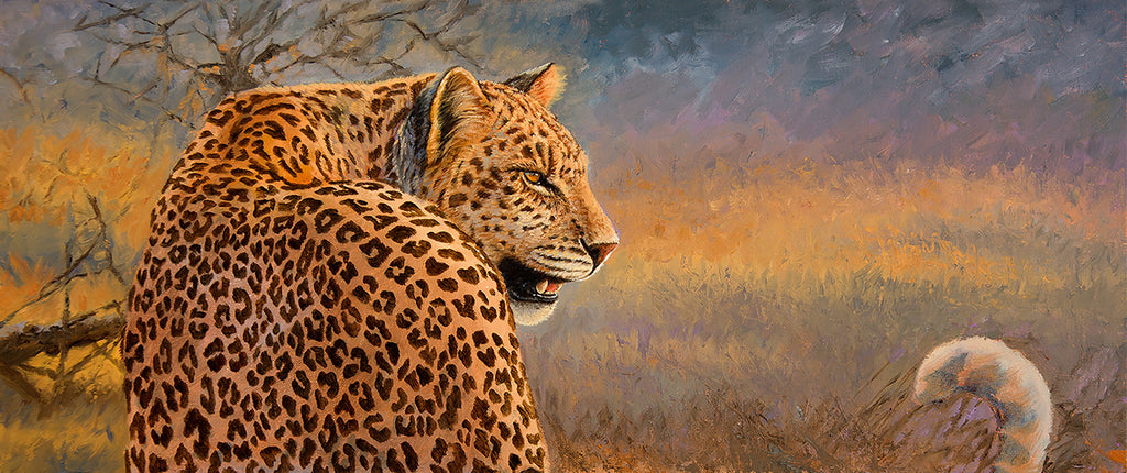 Watercolor Animals: Leopard Painting Time lapse 