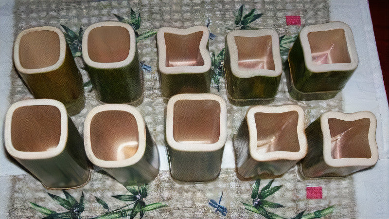 Square Bamboo Container