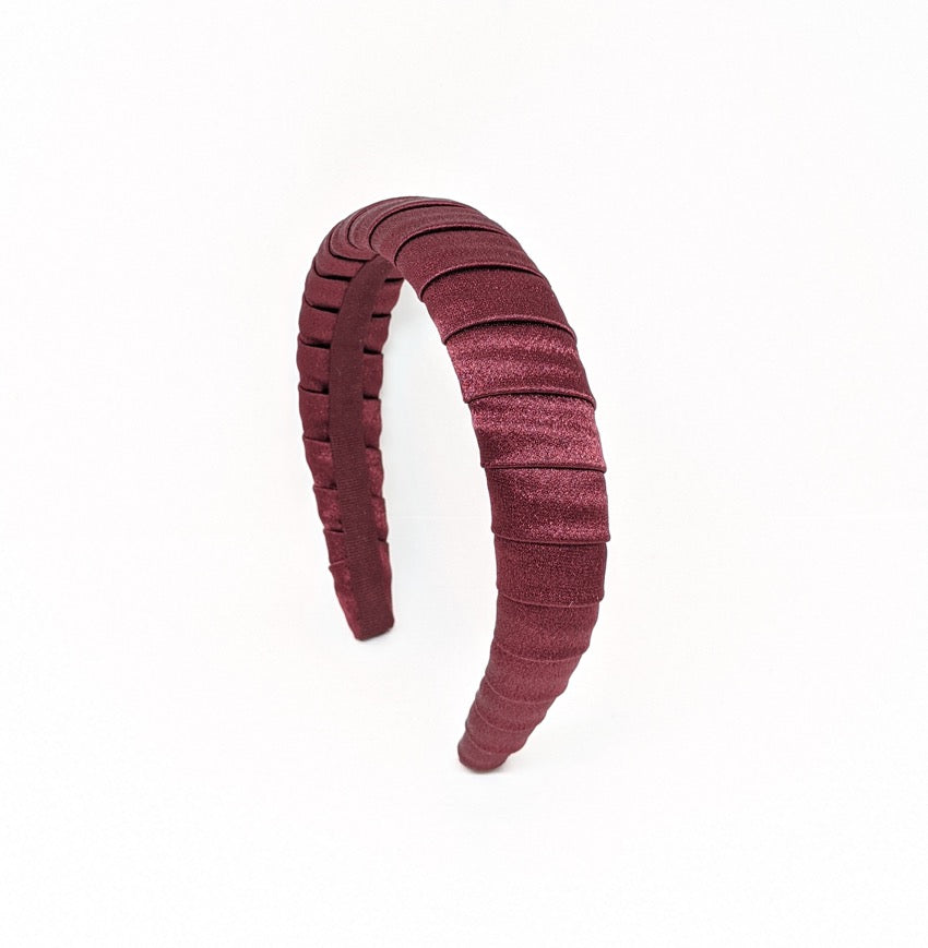 Headbands slim plissè silk – MARZOLINE MILANO