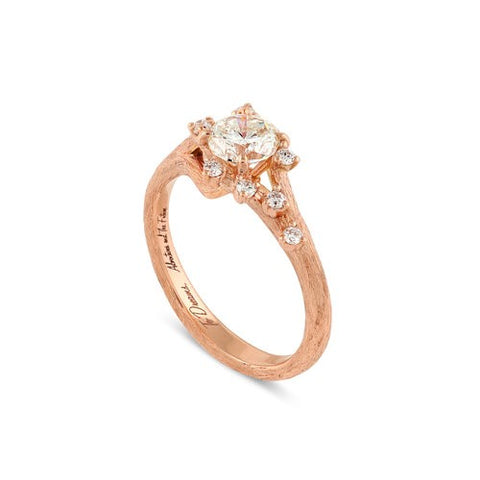 Rose Gold Jacaranda Ring