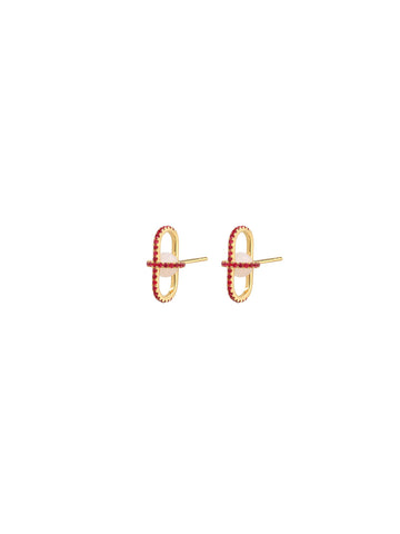 Allegory Major Earrings Red