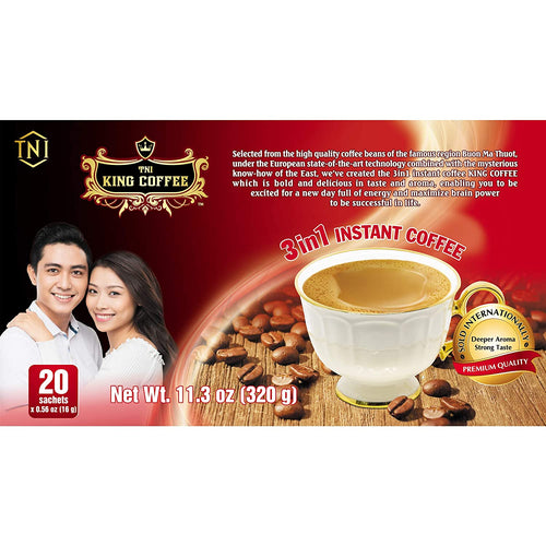 Hộp Cà phê ĐEN ESPRESSO KING COFFEE( 15 Sticks/ Hộp)