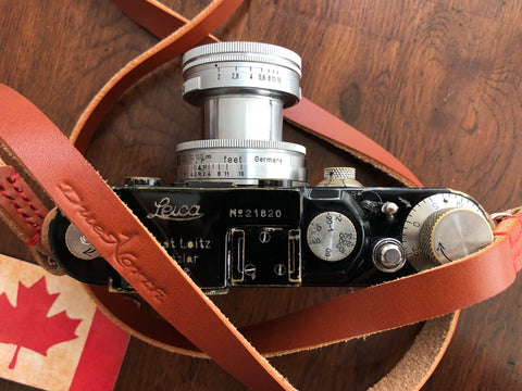 Classic Leather Camera Neck Strap for Leica Camera