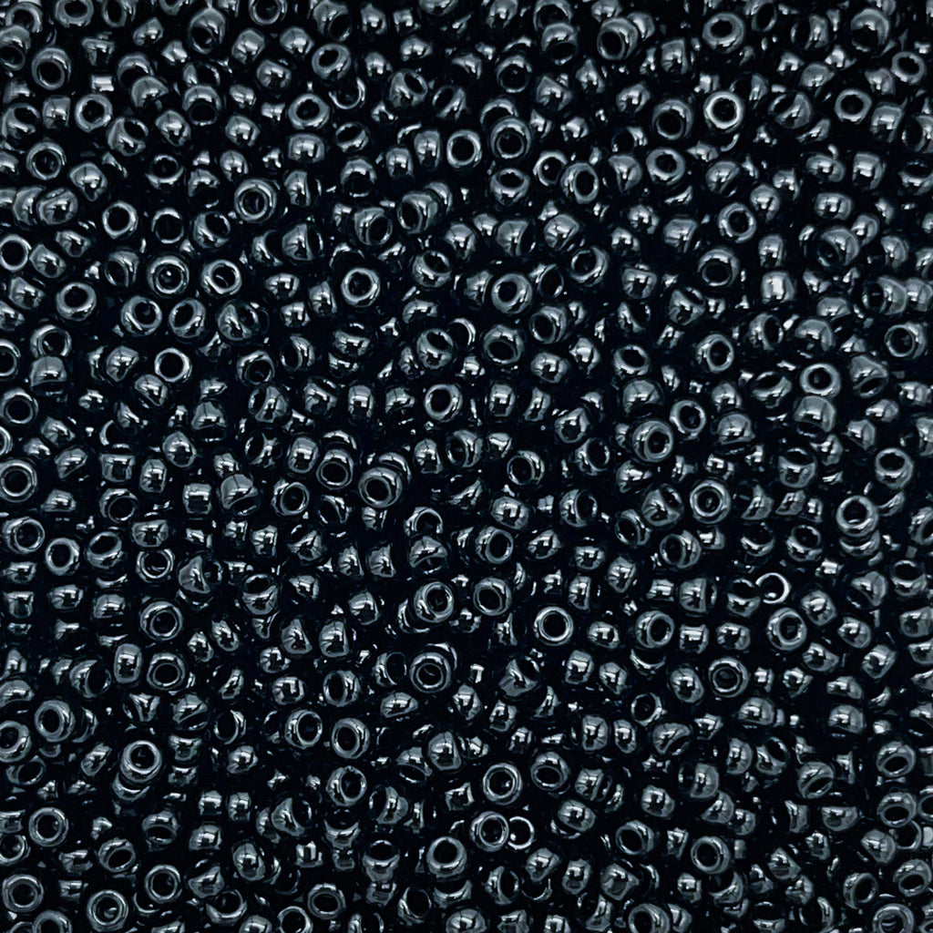 Japanese Glass Seed Beads Size 6/0-401 Black – Ayla's Originals