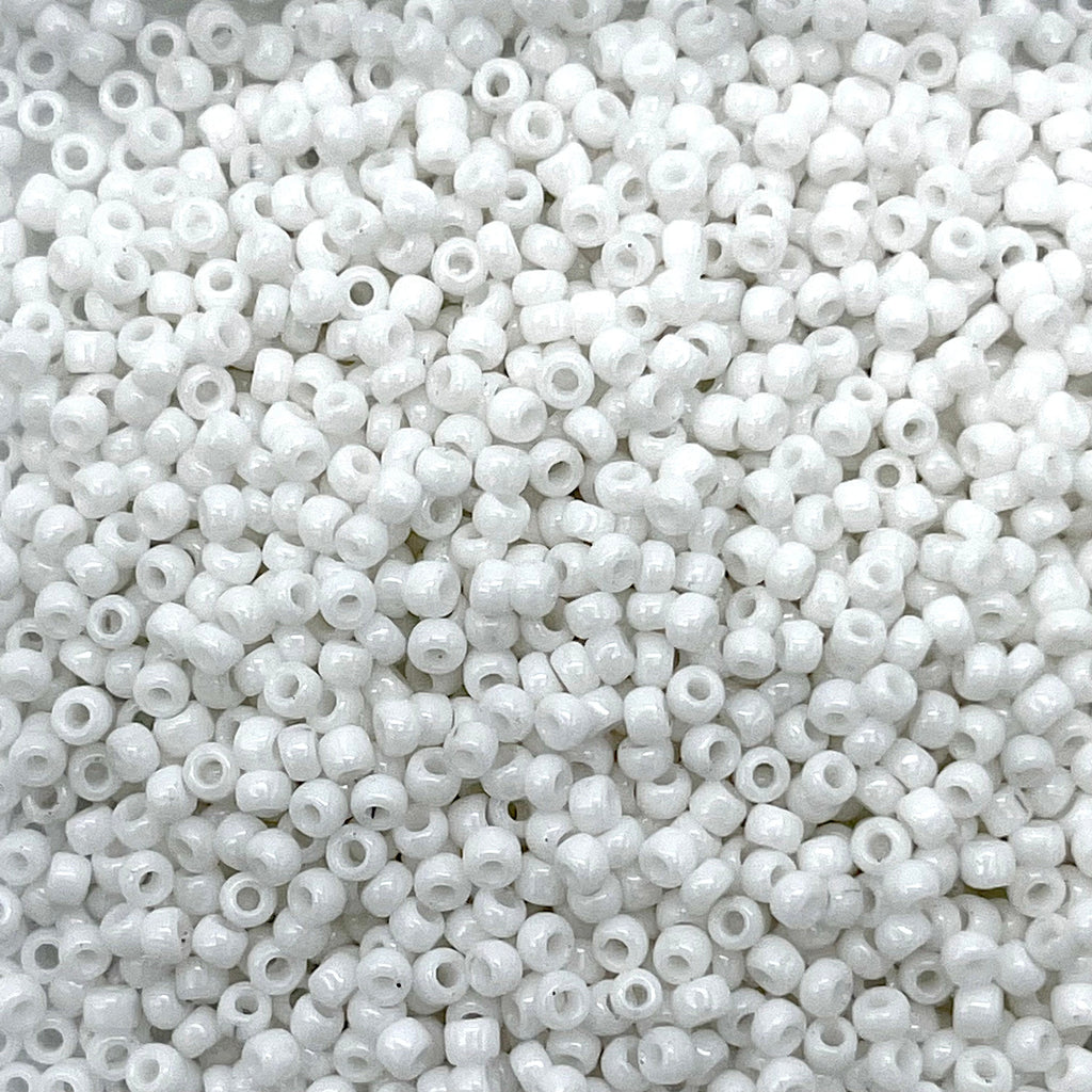 Japanese Glass Seed Beads Size 8/0-402C Opaque Bone – Ayla's Originals