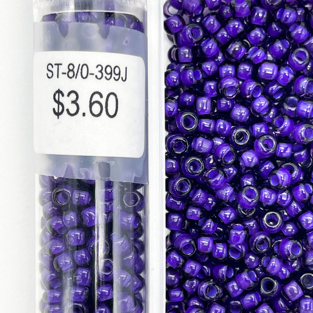 Cassis Purple 6/0 (4MM) Seed Beads