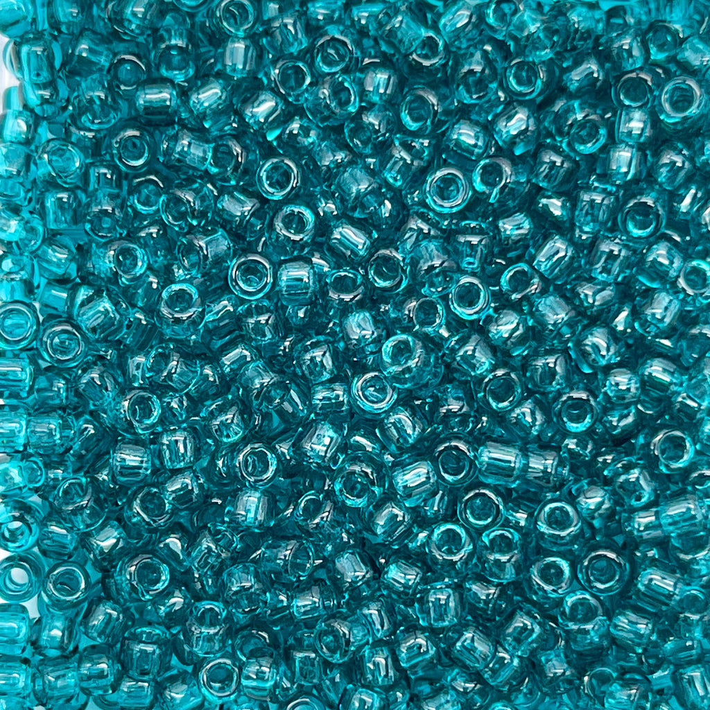 Japanese Glass Seed Beads Size 8/0-3990 Teal Lined Green – Ayla's Originals