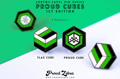 Neutrois Pride - 1st Edition Pins [Set]
