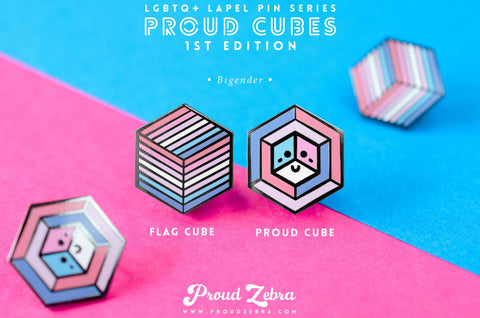 Bigender Pride - 1st Edition Pins [Set]