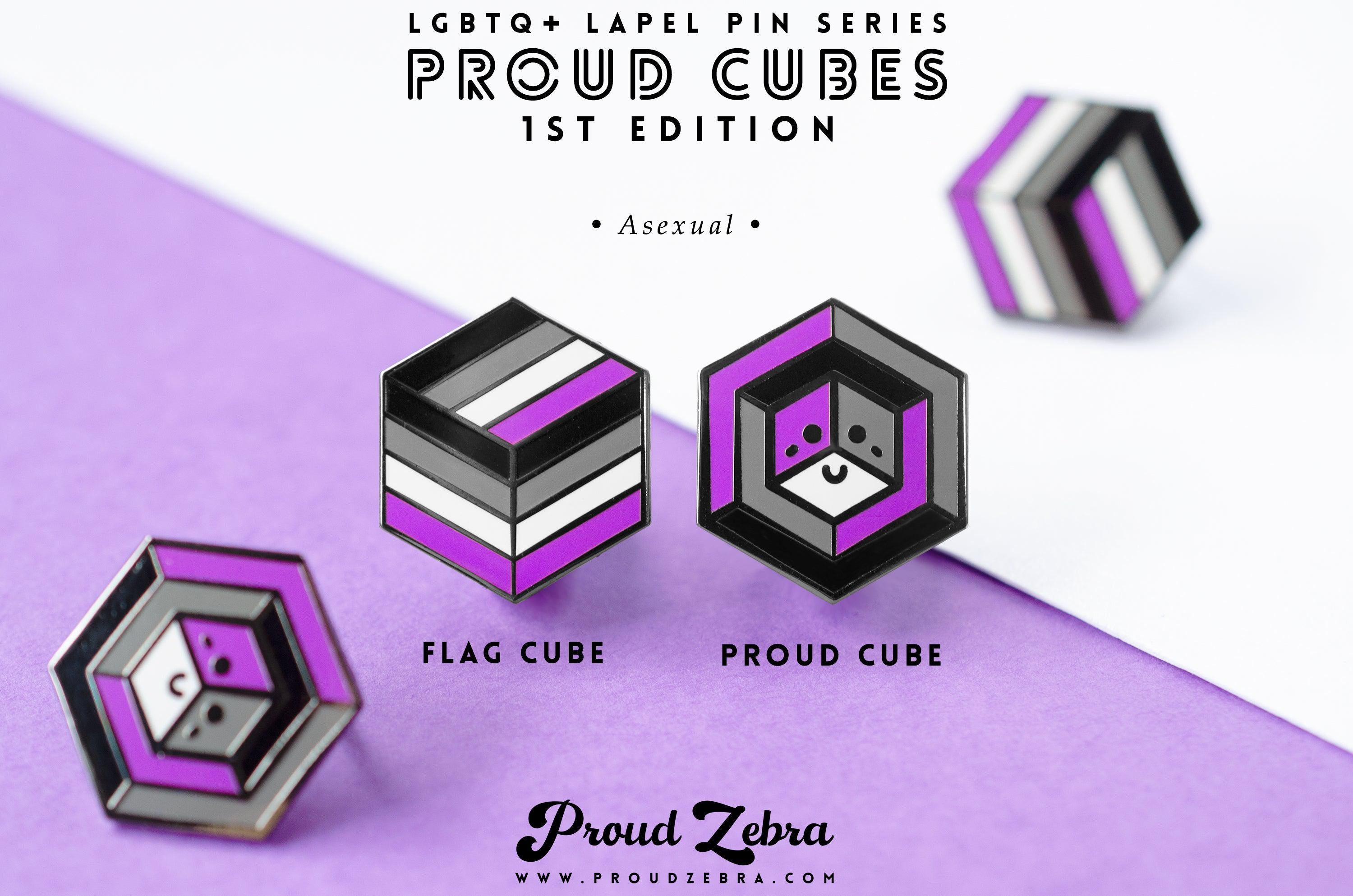 Asexual Pride - 1st Edition Pins [Set]