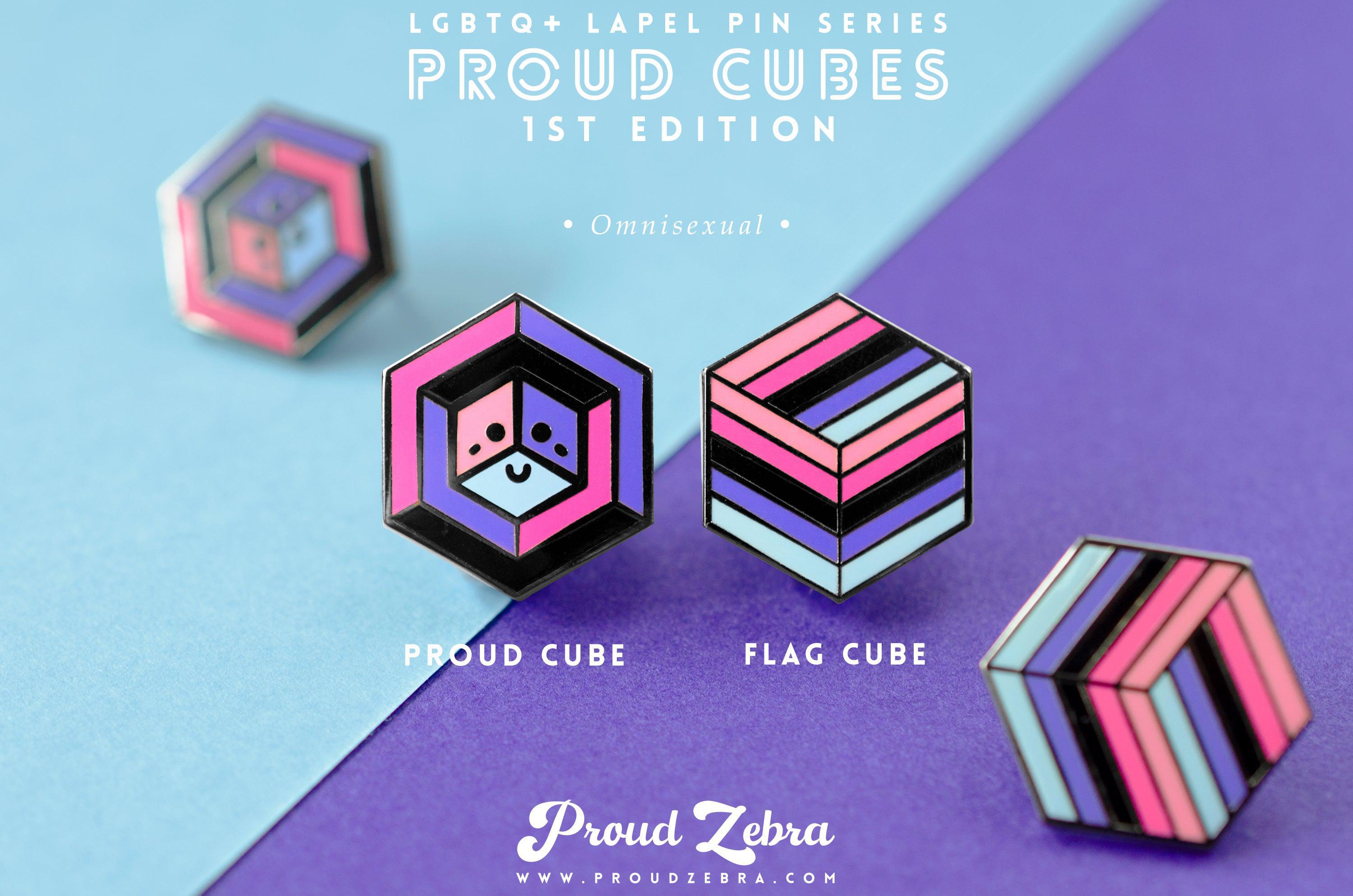 Omnisexual Pride - 1st Edition Pins [Set]