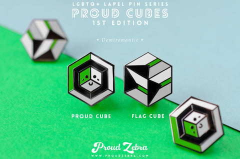 Demiromantic Pride - 1st Edition Pins [Set]