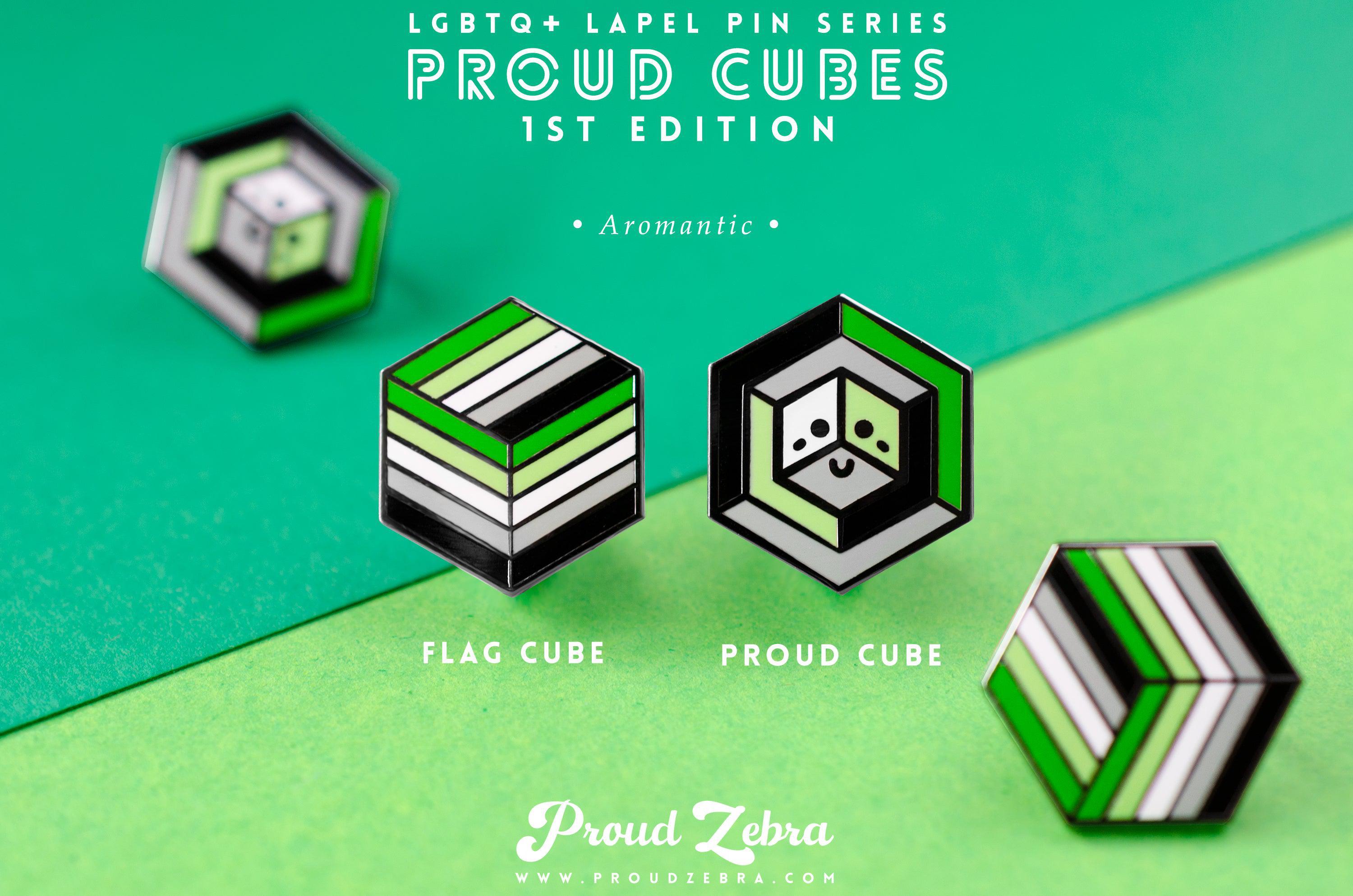 Aromantic Pride - 1st Edition Pins [Set]