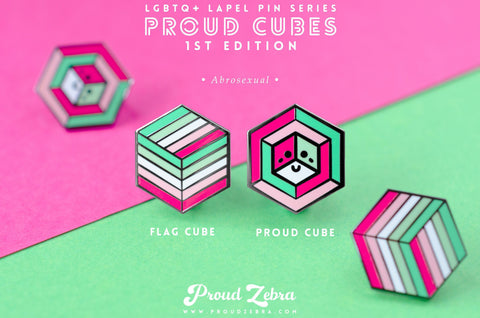 Abrosexual Pride - 1st Edition Pins [Set]