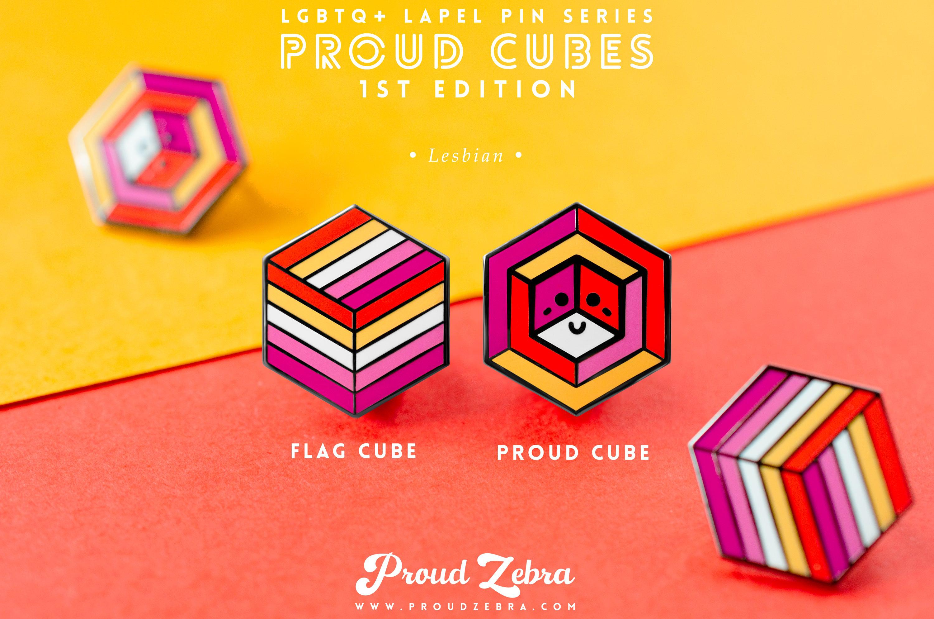 Lesbian Pride - 1st Edition Pins [Set]