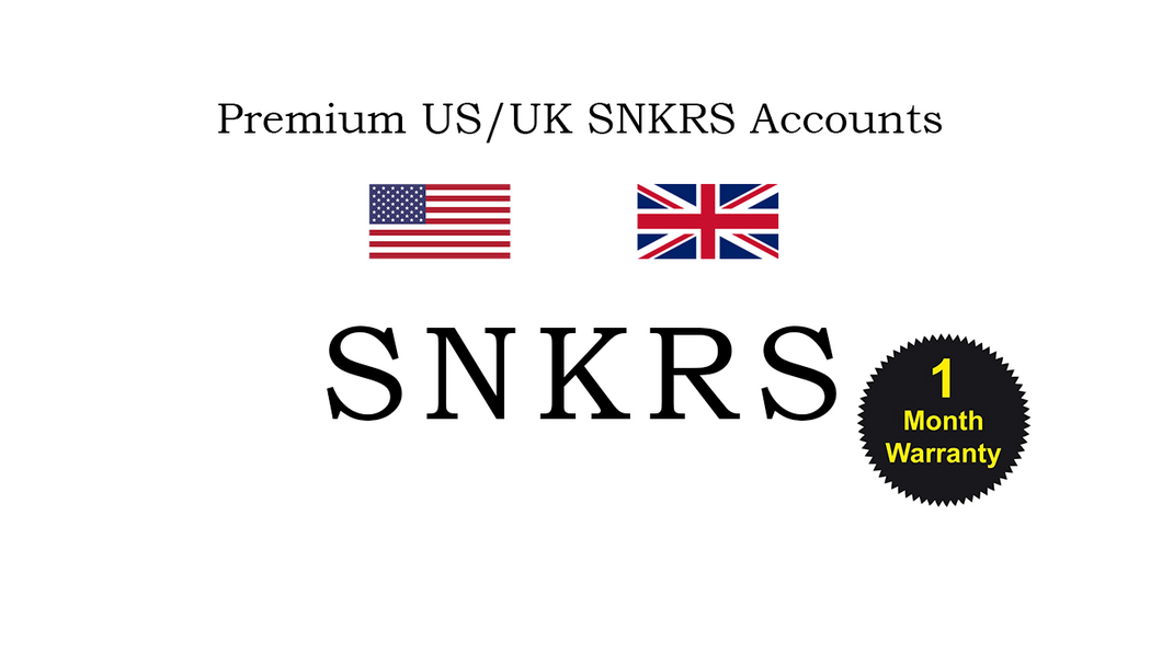 Premium US/UK SNKRS Accounts – Hyped 