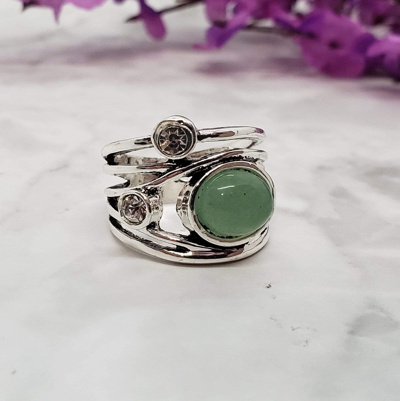 Prosperous Allure - Jade Ring - Healing Designed