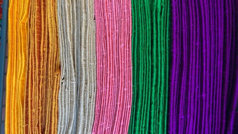 Raw Silk various colors