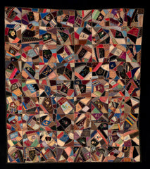 Crazy quilt Smithsonian Late 1800's
