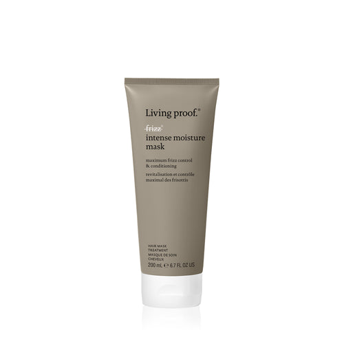 Living proof No Frizz Intemse moisture mask Protect your hair from frizz, in just minutes. This deep conditioning silicone-free mask intensely conditions even the coarsest hair without weighing it down. It replenishes healthy hair’s natural protective layer resulting in maximum frizz protection.