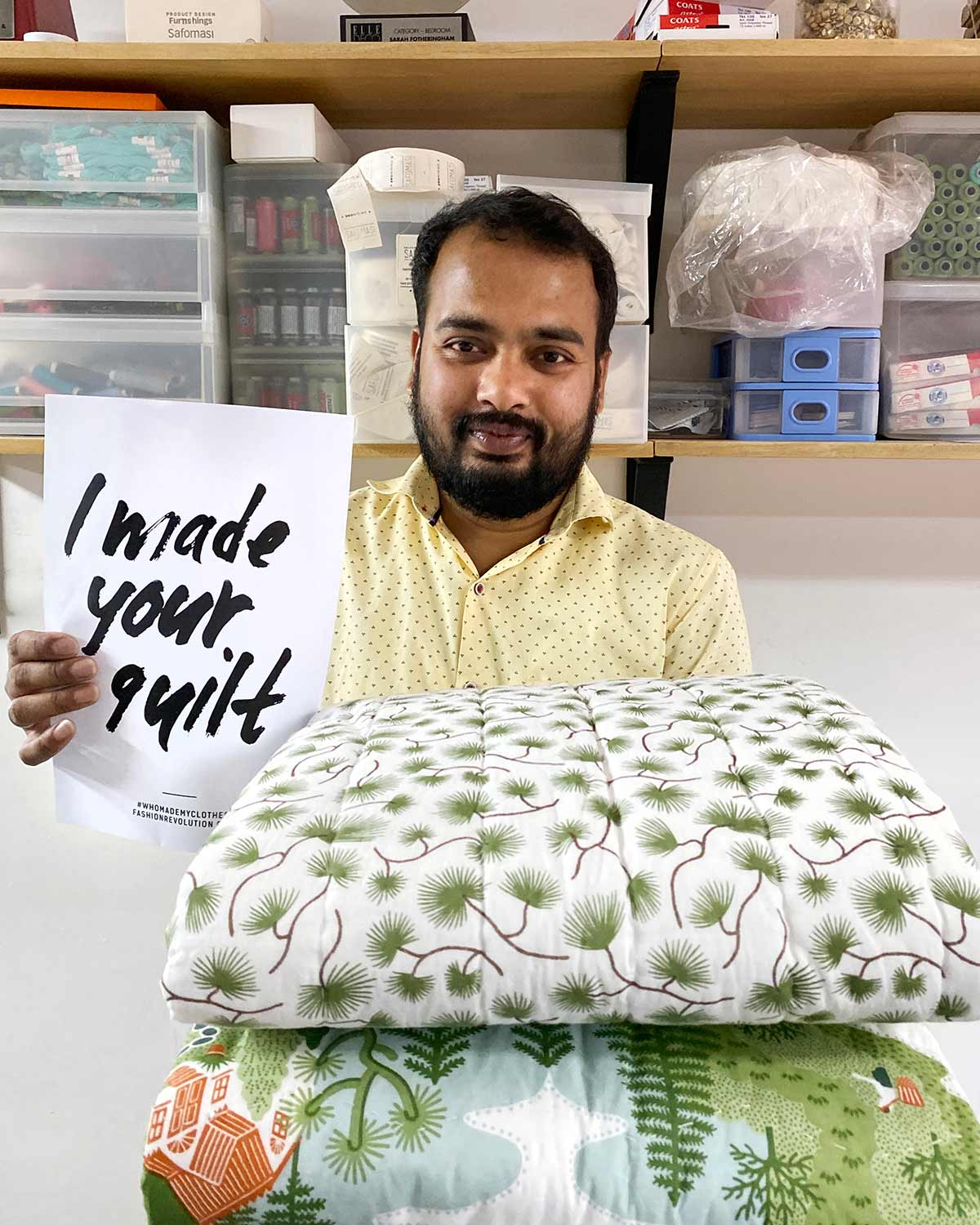 Meet the maker who made your quilt Fashion Revolution Week 2022