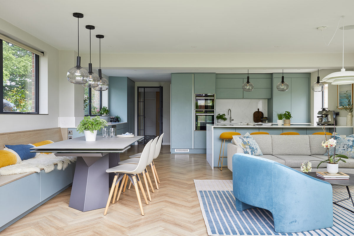 Open Plan Living Room by Maria Chandler Become Interiors. Photo: Chris Snook