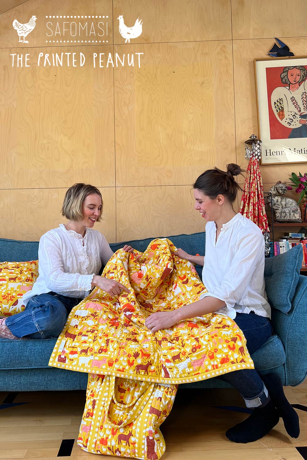 Safomasi x The Printed Peanut Collaboration Interview with Sarah and Louise Lockhart