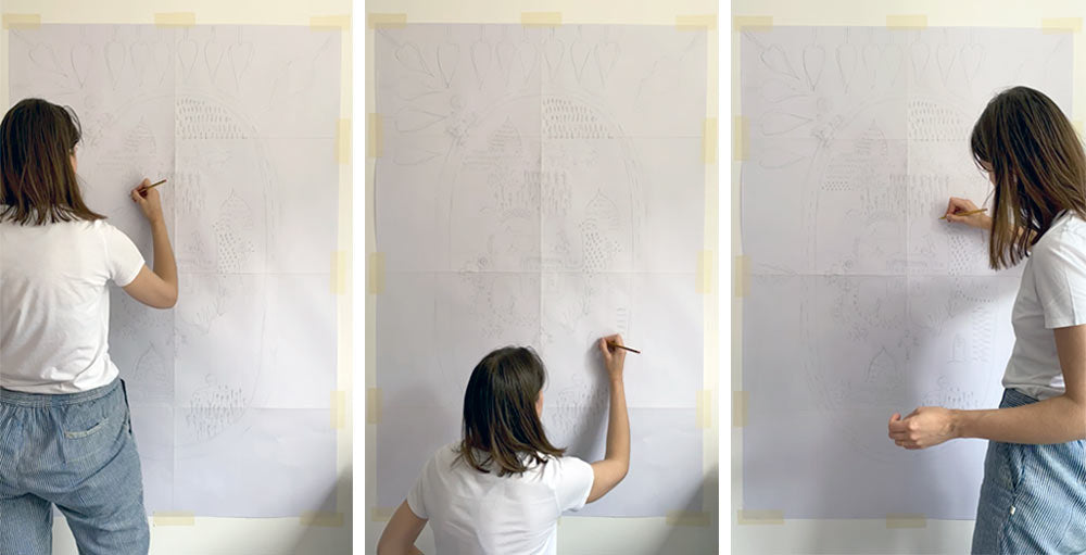 Sarah Safomasi drawing design process