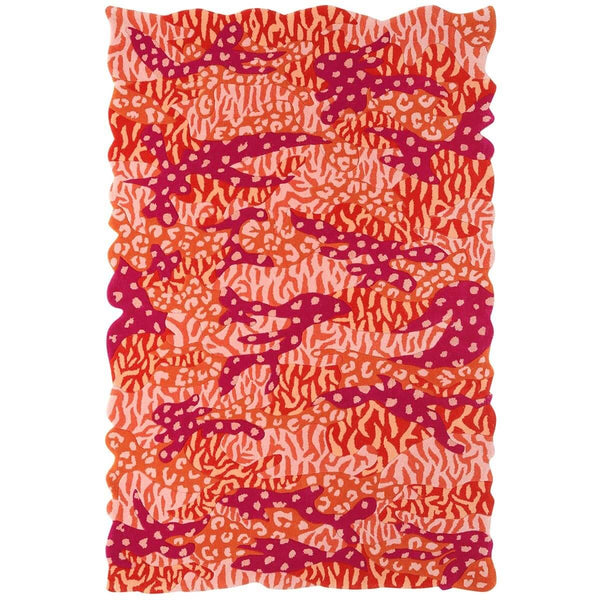 Orange Big Cat Camo Silk Scarf – Safomasi